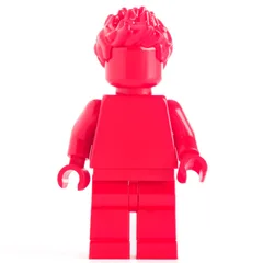 Monochrome Red with Hair