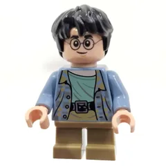 Harry Potter, Sand Blue Shirt, Short Dark Tan Legs, Scared