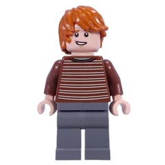 Ron Weasley, Reddish Brown Sweater, Dark Bluish Gray Legs