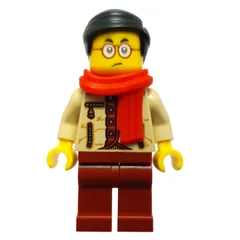 Mr. Tang, Tan Torso, Dark Red Legs