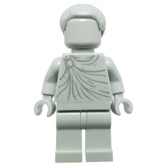 Statue, Robes, Hair Bun