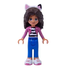 Gabby, Dark Pink Jacket, 5828 Hair