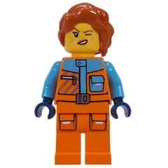 Arctic Explorer, Tina Tarantula, Orange Suit, Dark Orange Hair
