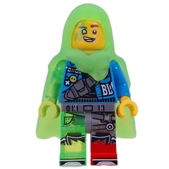 Mateo, Trans-Bright Green Cape