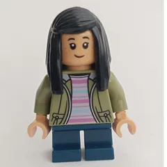 Cho Chang, Short Legs, Olive Green Jacket