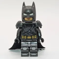 Batman, Pearl Titanium Suit, Black Cape (Synderverse)
