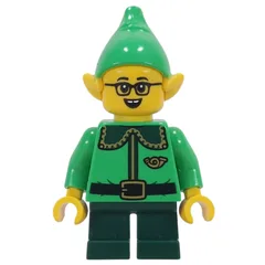Elf - Bright Green Torso, Dark Green Legs