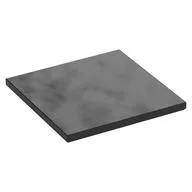 Tile 6 x 6 with Bottom Tubes, Black