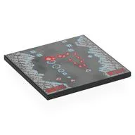 Tile 6 x 6 with Retro Arcade Game Print, Black