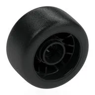 Wheel Rim 24 x 13.4 with Black Slick Tyre [Hard Rubber], Black