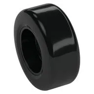 Wheel Rim 50 with Black Slick Tyre, Black