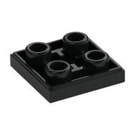Tile Special 2 x 2 Inverted, Black
