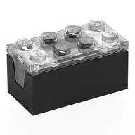 Brick, SMART Play 2 x 4 x 1 2/3, Black