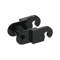 Technic Link, Reinforced, with Beveled Edge, Black