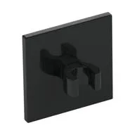 Road Sign Clip-on 2 x 2 Square [Thick Open O Clip], Black