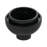 Brick Round 2 x 2 Dome Bottom [Open Stud], Black