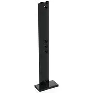 Support Half Round 2 x 4 x 13, Black