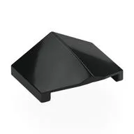 Brick Sloped 33° 2 x 2 Double / Inverted, Black