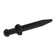 Weapon Sword with Thick Crossguard (Roman Gladius), Black