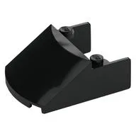 Windscreen 5 x 4 x 1 1/3, Black