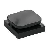 Tile Special 2 x 2 x 2/3 with Photo Clip, Black