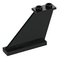 Wing, Tail 4 x 1 x 3, Black
