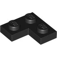 Plate 2 x 2 Corner, Black