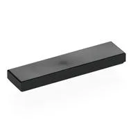 Tile 1 x 4 with Groove, Black