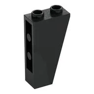 Brick Sloped Inverted 75° 2 x 1 x 3, Black