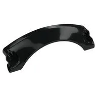 Technic Panel Car Mudguard Arched 9 x 2 x 3, Arched Top #42, Black