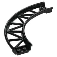 Vehicle Track, Roller Coaster, Curve, Black