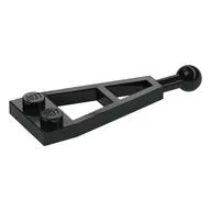 Plate Special 1 x 2 with Long Towball, Black