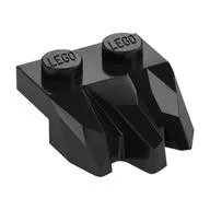 Plate Special 2 x 3 with Rocks, Black