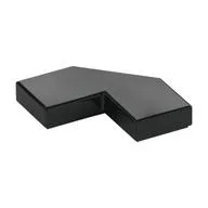 Tile Special 2 x 2 Corner with Cut Corner - Facet, Black