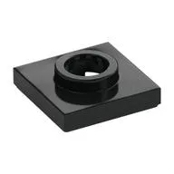 Turntable 2 x 2 Female, Black