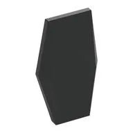 Large Figure Armor Plate, Small, Black