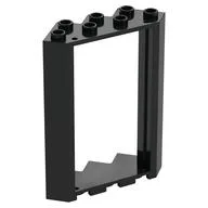 Door Frame 4 x 4 x 6 Corner, Black