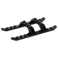 Helicopter Skid Rails 12 x 6, Black