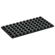 Plate 6 x 12, Black