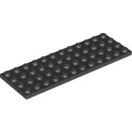 Plate 4 x 12, Black