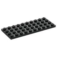 Plate 4 x 10, Black