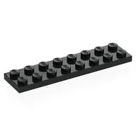 Plate 2 x 8, Black