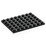Plate 6 x 8, Black