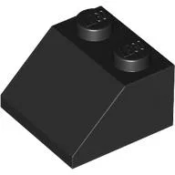 Brick Sloped 45° 2 x 2, Black