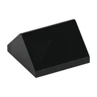 Brick Sloped 45° 2 x 2 Double, Black