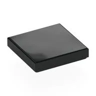 Tile 2 x 2 with Groove, Black
