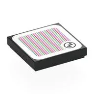 Tile 2 x 2 with 'W' in Circle (Wario), Barcode Print (Sticker), Black