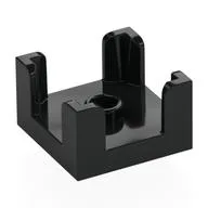 Panel 2 x 2 x 1 Corner Posts with Centre Stud, Black