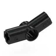 Technic Axle and Pin Connector Angled #3 - 157.5°, Black