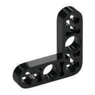 Technic Beam 3 x 3 L-Shape Thin, Black